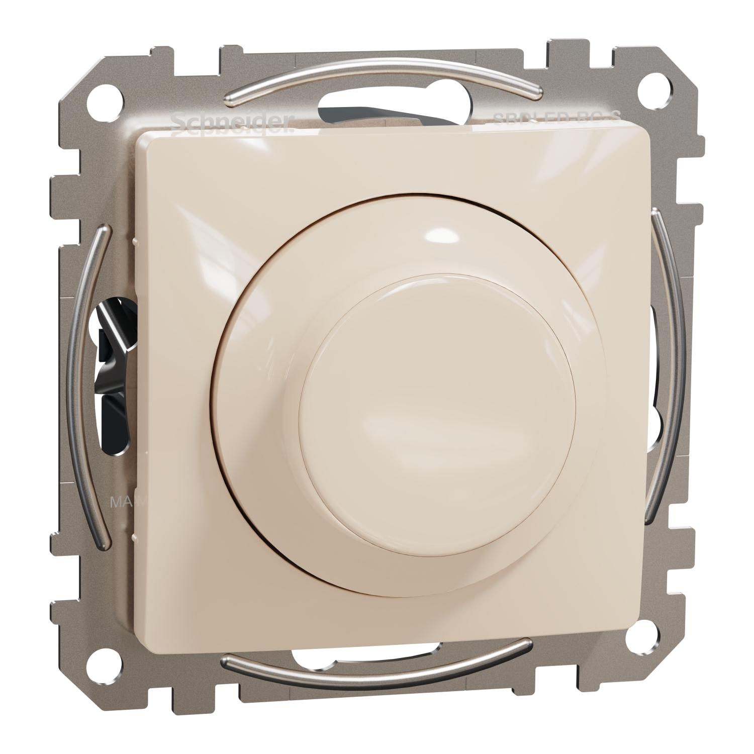 Димер ротационен R=370W LED=200W Крем - SCHNEIDER ELECTRIC Sedna Design SDD112501 | JAR Computers Димер ротационен R=370W LED=200W Крем - SCHNEIDER ELECTRIC Sedna Design SDD112501