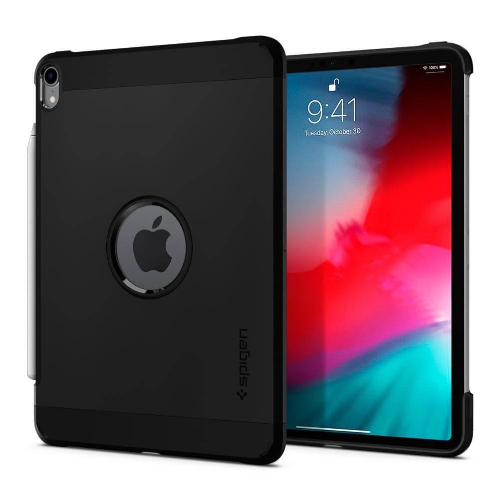 Хибриден кейс с най-висока степен на защита за iPad Pro 12.9 (2018) - Spigen Tough Armor Case (черен) | JAR Computers Хибриден кейс с най-висока степен на защита за iPad Pro 12.9 (2018) - Spigen Tough Armor Case (черен)