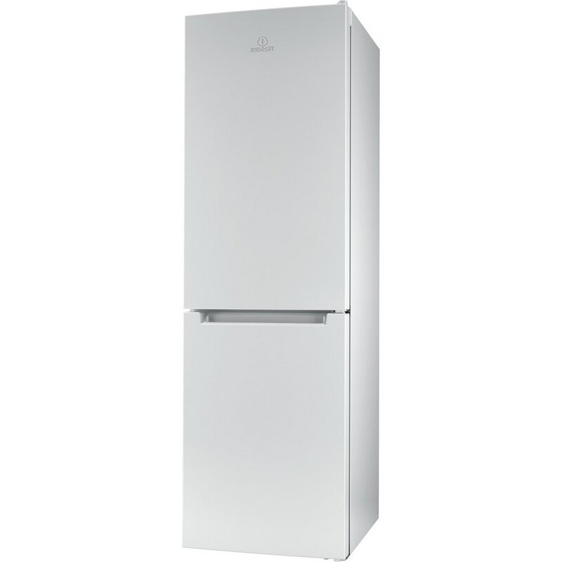 Хладилник с фризер Indesit LI8 S1E W*** , 339 l, F , Статична , Бял