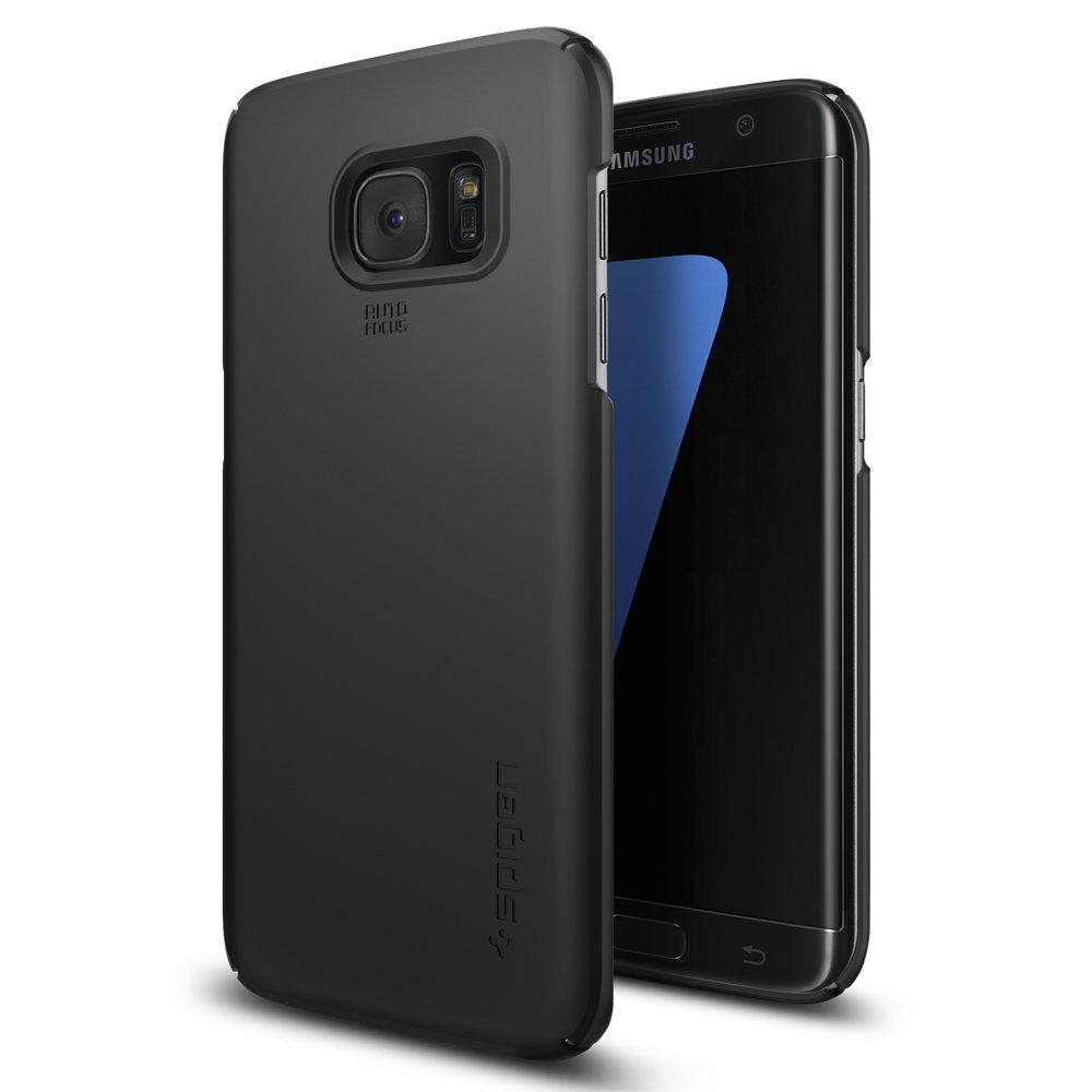 Качествен тънък кейс за Samsung Galaxy S7 Edge - Spigen Thin Fit Case (черен) | JAR Computers Качествен тънък кейс за Samsung Galaxy S7 Edge - Spigen Thin Fit Case (черен)