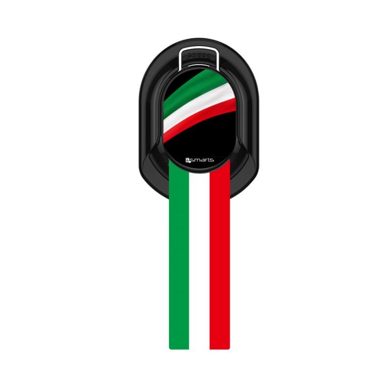 Каишка за задържане за смартфони с италианското знаме - 4smarts Loop-Guard Finger Strap Italy (черен) | JAR Computers Каишка за задържане за смартфони с италианското знаме - 4smarts Loop-Guard Finger Strap Italy (черен)