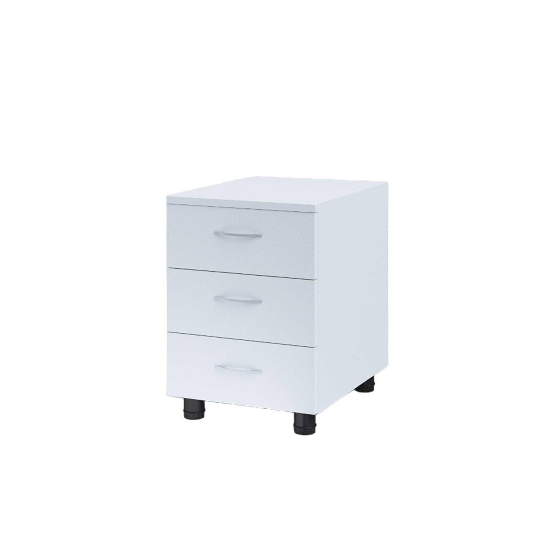 Контейнер за бюро RFG, 500 х 400 х 570, ПДЧ, бял