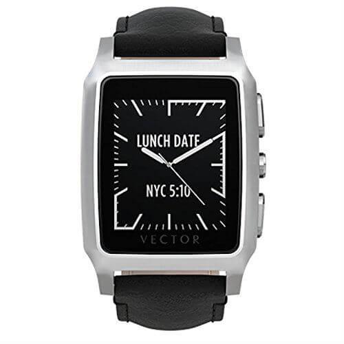 Луксозен Bluetooth тъч часовник за iOS, Android и Windows смартфони - Vector Meridian Smart Watch Regular Fit (черна кожена каишка) | JAR Computers Луксозен Bluetooth тъч часовник за iOS, Android и Windows смартфони - Vector Meridian Smart Watch Regular Fit (черна кожена каишка)