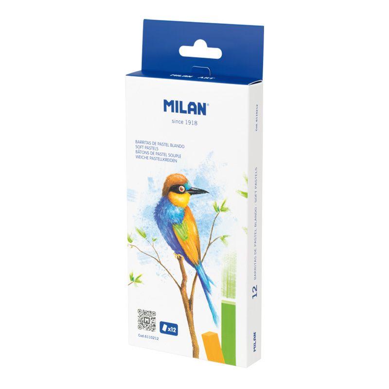 Milan Пастели, сухи, 12 цвята | JAR Computers Milan Пастели, сухи, 12 цвята