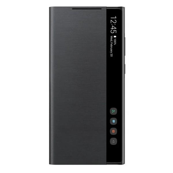 Оригинален кейс, през който виждате информация от дисплея за Samsung Galaxy Note 20 - Samsung Clear View Cover EF-ZN980CBEGEU (черен) | JAR Computers Оригинален кейс, през който виждате информация от дисплея за Samsung Galaxy Note 20 - Samsung Clear View Cover EF-ZN980CBEGEU (черен)