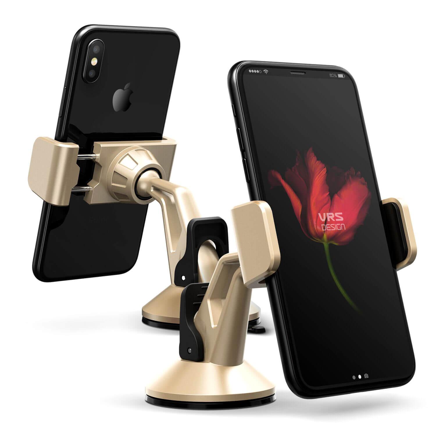 Поставка за стъкло и гладки повърхности за iPhone, Samsung и смартфони до 6.3 инча - Verus Hybrid Grab Mini (златист) | JAR Computers Поставка за стъкло и гладки повърхности за iPhone, Samsung и смартфони до 6.3 инча - Verus Hybrid Grab Mini (златист)