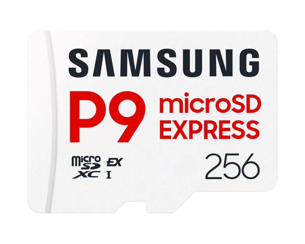 Samsung 256GB micro SD Card P9 Express UHS-I Read 65K IOPS, UHS-I 2K IOPS - Write 52K IOPS, UHS-I 2K IOPS Class 10 U3 V30 A1 | JAR Computers Samsung 256GB micro SD Card P9 Express UHS-I Read 65K IOPS, UHS-I 2K IOPS - Write 52K IOPS, UHS-I 2K IOPS Class 10 U3 V30 A1
