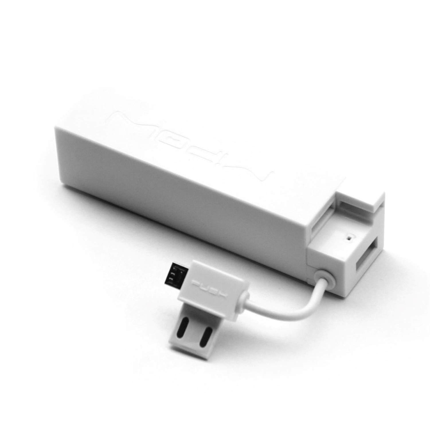 Външна батерия за смартфони с вграден MicroUSB кабел - MiPow Power Bank Powertube 2600 mAh (бял) | JAR Computers Външна батерия за смартфони с вграден MicroUSB кабел - MiPow Power Bank Powertube 2600 mAh (бял)