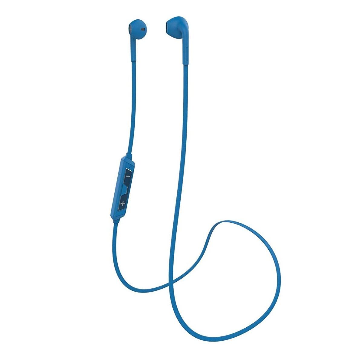Безжични спортни блутут слушалки за мобилни устройства - Flavr In-Ear Bluetooth Earphones (син) | JAR Computers Безжични спортни блутут слушалки за мобилни устройства - Flavr In-Ear Bluetooth Earphones (син)