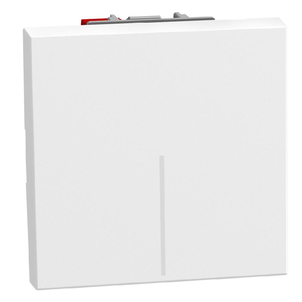 Девиаторен ключ 2M 10А Бял - bticino Light Now YW4003M2A | JAR Computers Девиаторен ключ 2M 10А Бял - bticino Light Now YW4003M2A