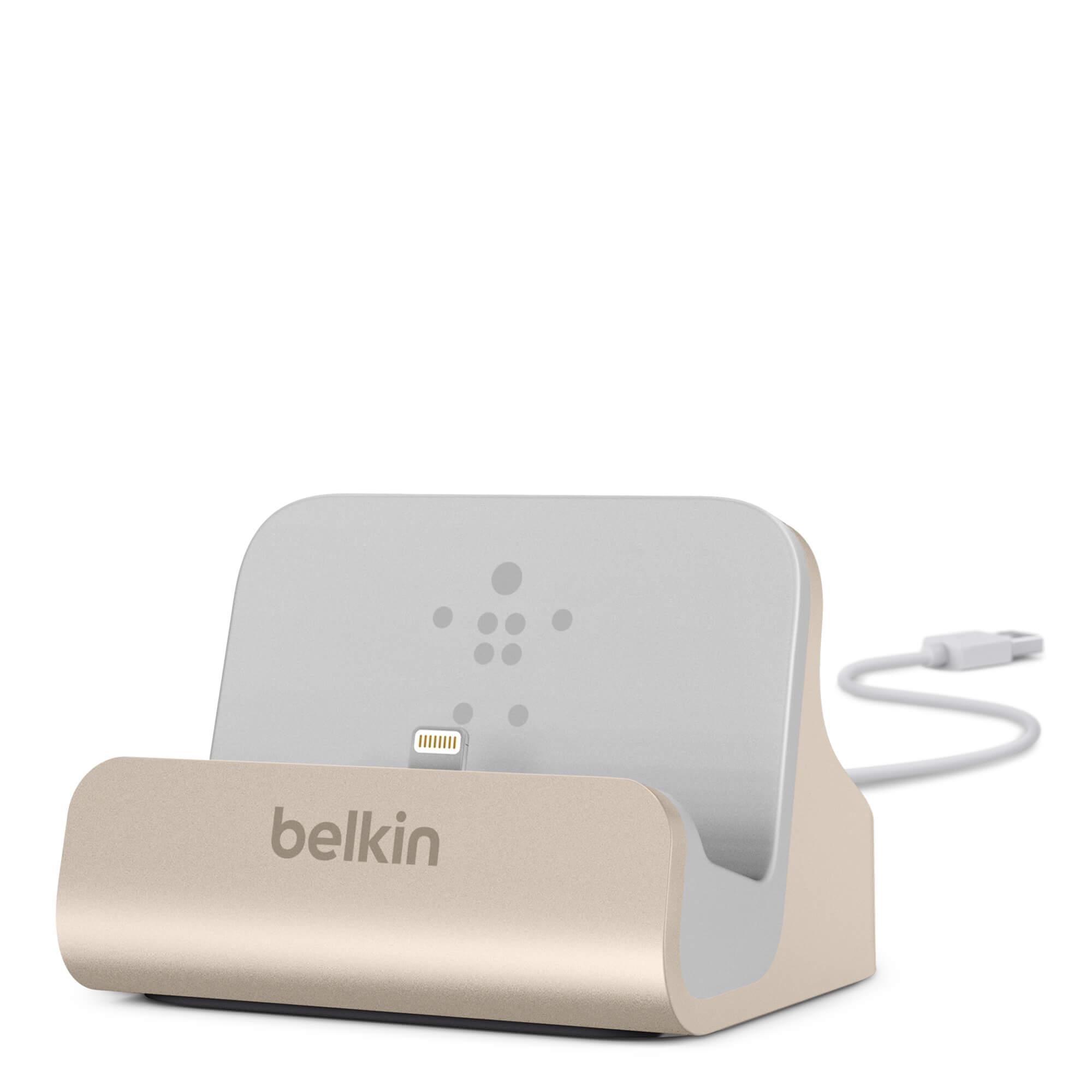 Док станция за iPhone с Lightning - Belkin Mixit Lightning ChargeSync Dock (златист) | JAR Computers Док станция за iPhone с Lightning - Belkin Mixit Lightning ChargeSync Dock (златист)