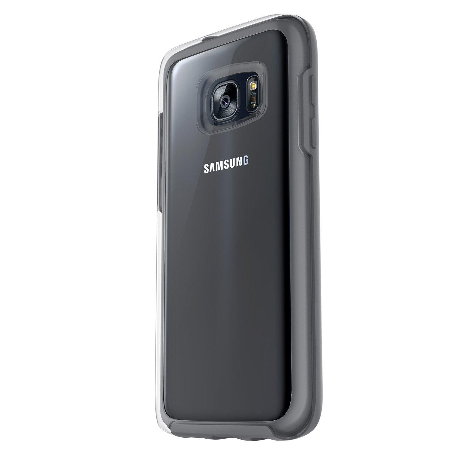 Хибриден кейс с висока защита за Samsung Galaxy S7 - Otterbox Symmetry Clear Series Case (прозрачен-сив) | JAR Computers Хибриден кейс с висока защита за Samsung Galaxy S7 - Otterbox Symmetry Clear Series Case (прозрачен-сив)