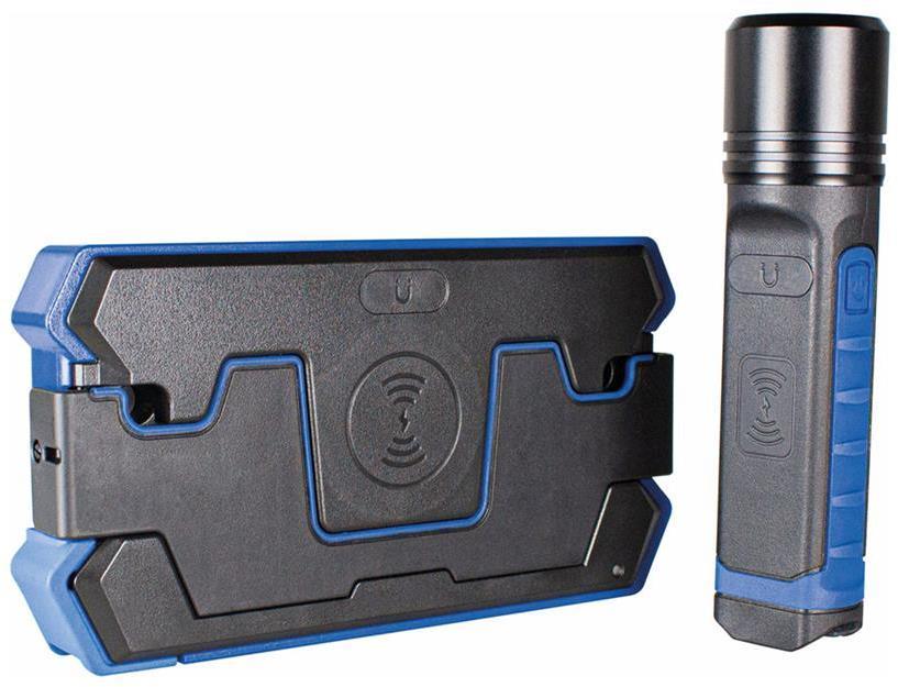 INDU 2 Комплект индуктивна зарядна станция 10W IP20 с ръчно фенерче 5-1000lm IP68 AS Schwabe | JAR Computers INDU 2 Комплект индуктивна зарядна станция 10W IP20 с ръчно фенерче 5-1000lm IP68 AS Schwabe