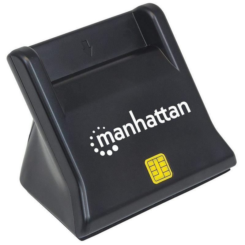 MANHATTAN 102025 :: Smart/SIM Card четец, контактен, Desktop тип, USB 2.0