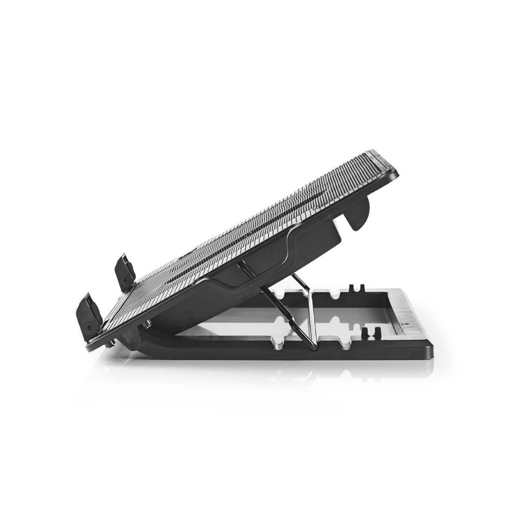 Nedis Cooling Pad για Laptop έως 18" με 2 Ανεμιστήρες και Φωτισμό (NBCR200BK) (NEDNBCR200BK)