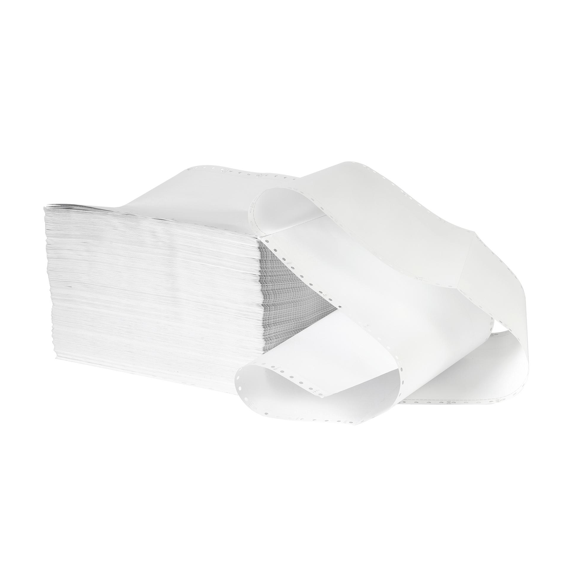 Office 1 Безконечна принтерна хартия, 240 mm, 12'', 2 пласта, бяла, 1000 комплекта