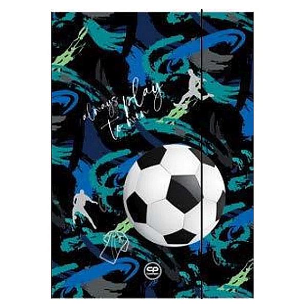 Папка с ластик A4 Coolpack - FOOTBALL NAVY | JAR Computers Папка с ластик A4 Coolpack - FOOTBALL NAVY