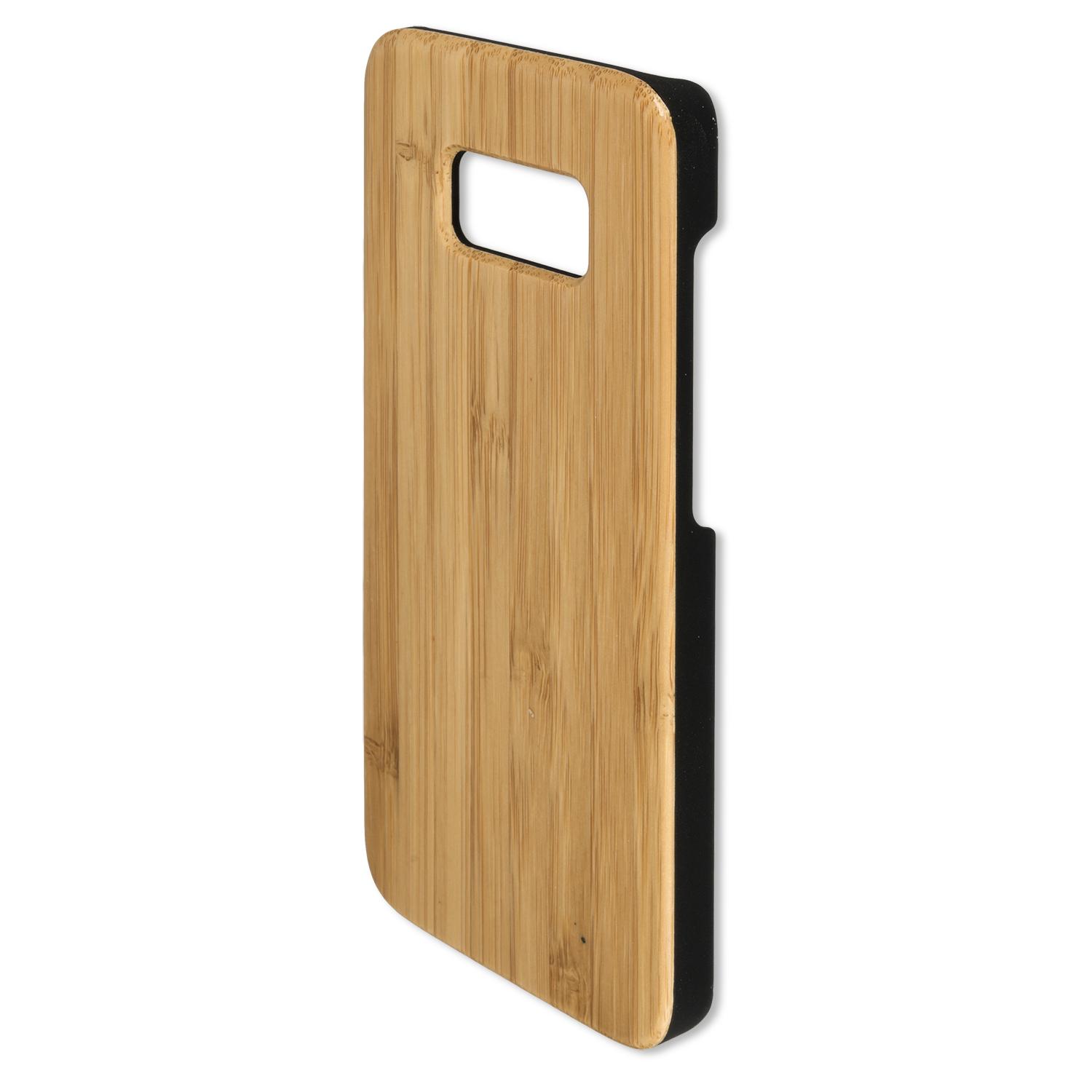 Поликарбонатов кейс с гръб от истинско дърво за Samsung Galaxy S8 - 4smarts Clip-On Cover Trendline Wood bamboo | JAR Computers Поликарбонатов кейс с гръб от истинско дърво за Samsung Galaxy S8 - 4smarts Clip-On Cover Trendline Wood bamboo