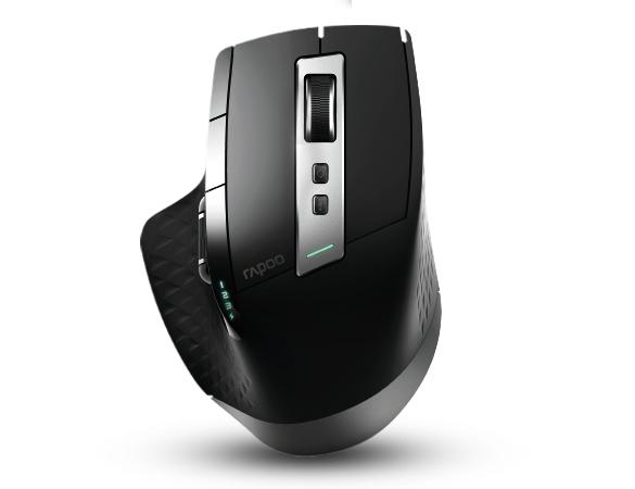 Rapoo MT750S мишка Офис Дясна ръка RF Wireless + Bluetooth Оптически 3200 DPI | JAR Computers Rapoo MT750S мишка Офис Дясна ръка RF Wireless + Bluetooth Оптически 3200 DPI