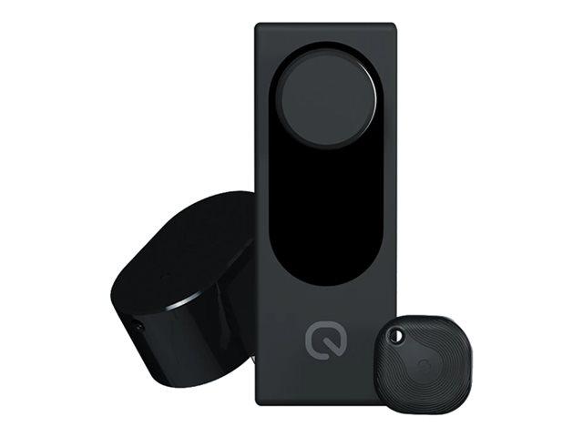SHELLY LOQED Pure Black Bluetooth WiFi Rechargeable Smart Lock | JAR Computers SHELLY LOQED Pure Black Bluetooth WiFi Rechargeable Smart Lock