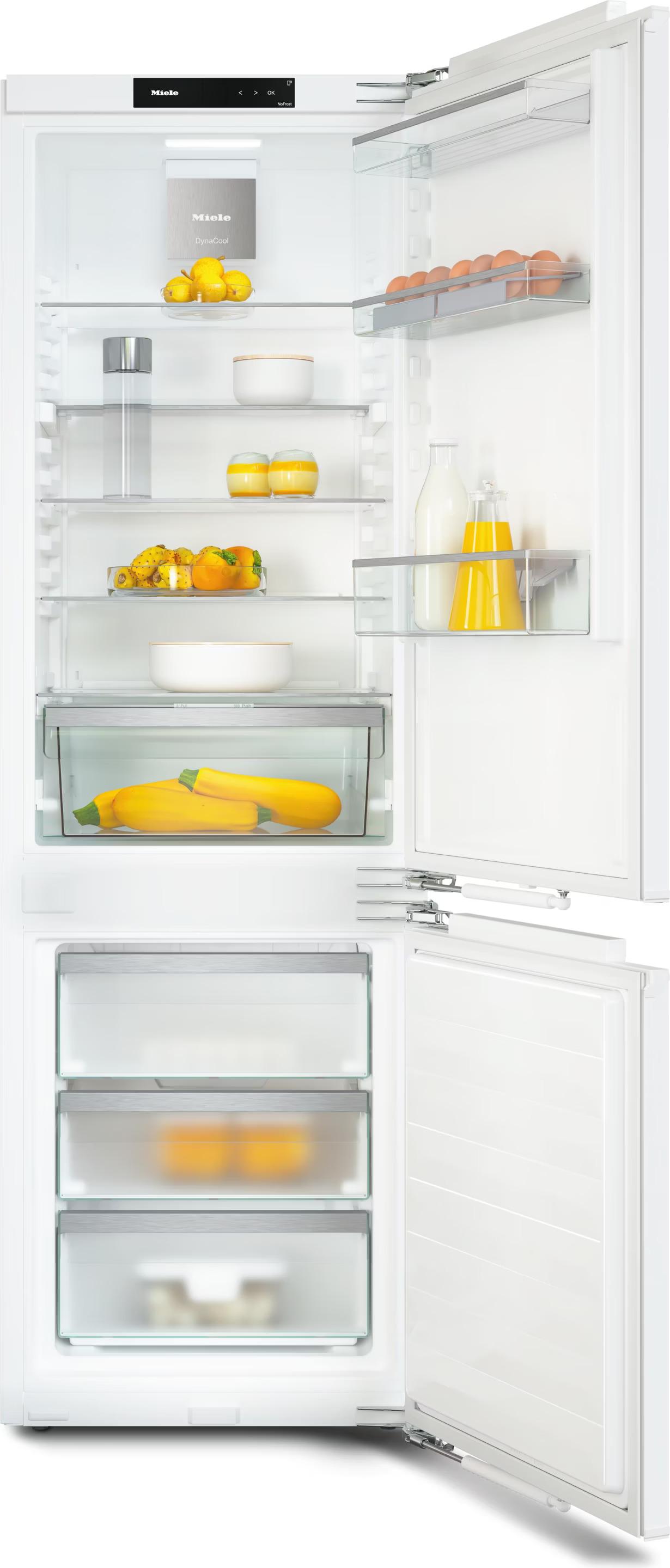 Вграден хладилник с фризер MIELE KFN 7734 B , 253 l, B , Да