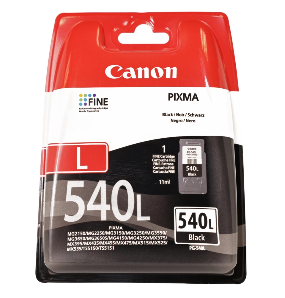 Canon PG-540 L  оригинална мастилена глава (черна) | JAR Computers Canon PG-540 L  оригинална мастилена глава (черна)