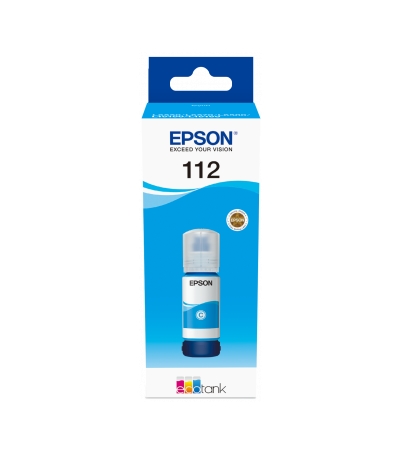Epson 112 EcoTank Оригинално мастило (циан) | JAR Computers Epson 112 EcoTank Оригинално мастило (циан)