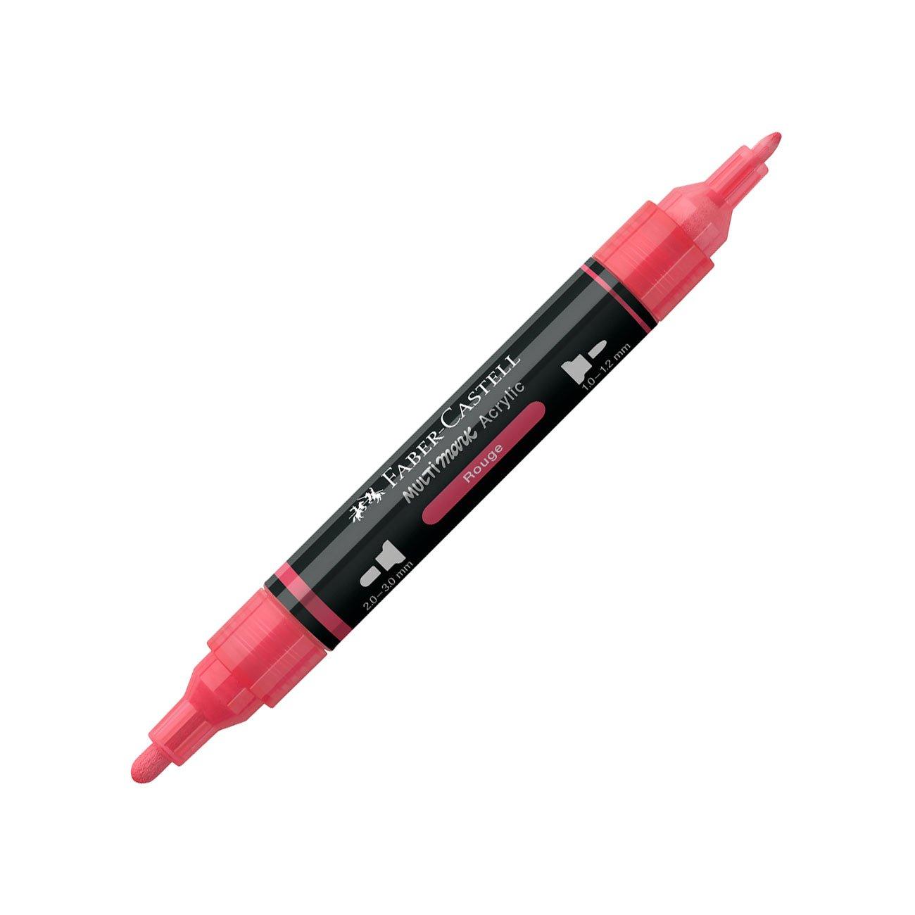 Faber-Castell Акрилен маркер Multimark, № 124, червен