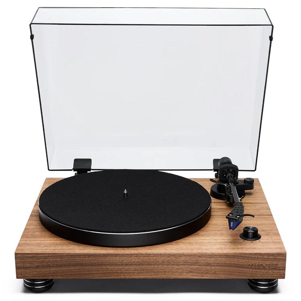 Грамофон Argon Audio TT-4 MK2 - кафяв