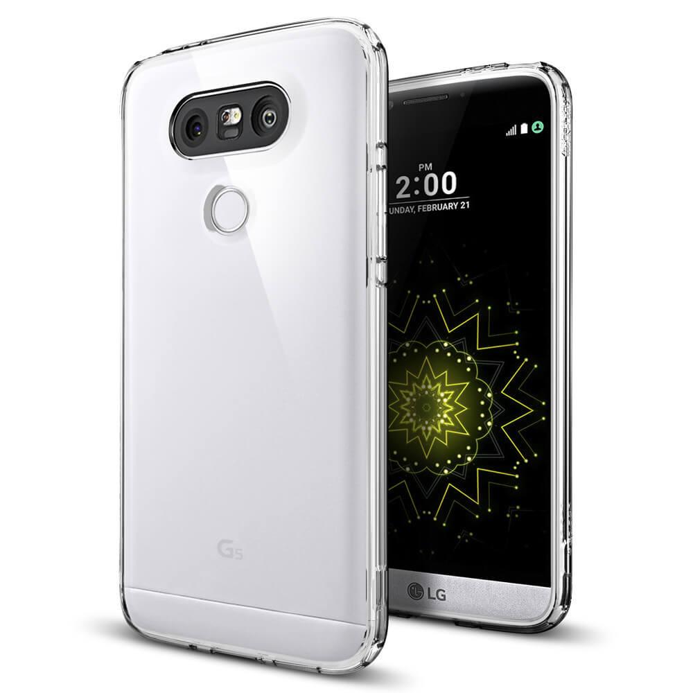 Хибриден кейс с висока степен на защита за LG G5 - Spigen Ultra Hybrid Case (прозрачен) | JAR Computers Хибриден кейс с висока степен на защита за LG G5 - Spigen Ultra Hybrid Case (прозрачен)