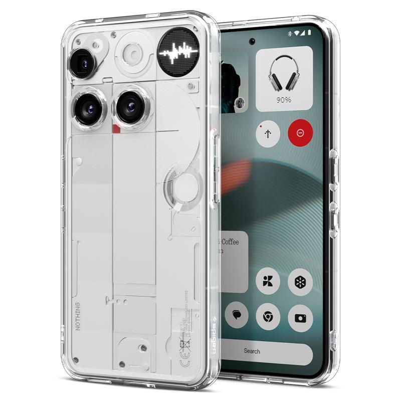 Хибриден кейс с висока степен на защита за Nothing Phone (3) - Spigen Ultra Hybrid Case (прозрачен) | JAR Computers Хибриден кейс с висока степен на защита за Nothing Phone (3) - Spigen Ultra Hybrid Case (прозрачен)
