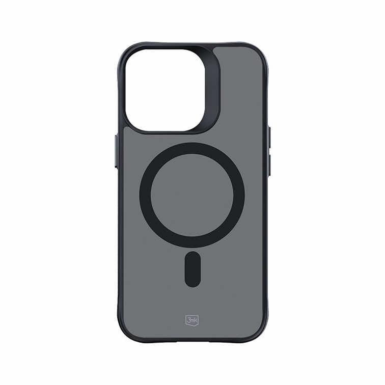 Хибриден удароустойчив кейс с MagSafe за iPhone 15 Pro - 3MK Smoke MagSafe Case (сив) | JAR Computers Хибриден удароустойчив кейс с MagSafe за iPhone 15 Pro - 3MK Smoke MagSafe Case (сив)