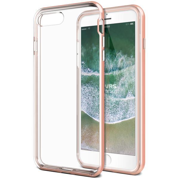 Хибриден удароустойчив кейс за iPhone 8 Plus, iPhone 7 Plus - Verus New Crystal Bumper Case (розов-прозрачен) | JAR Computers Хибриден удароустойчив кейс за iPhone 8 Plus, iPhone 7 Plus - Verus New Crystal Bumper Case (розов-прозрачен)