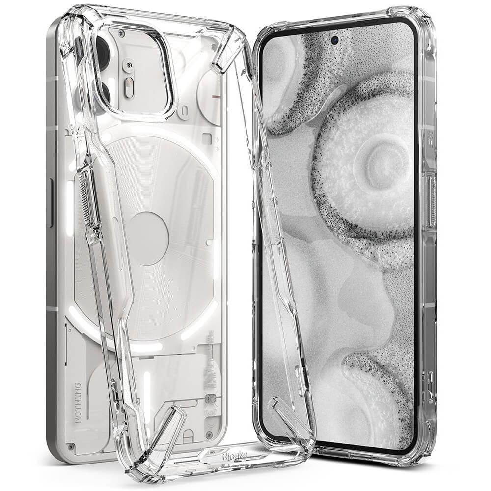 Хибриден удароустойчив кейс за Nothing Phone 2 - Ringke Fusion X Case (прозрачен) | JAR Computers Хибриден удароустойчив кейс за Nothing Phone 2 - Ringke Fusion X Case (прозрачен)