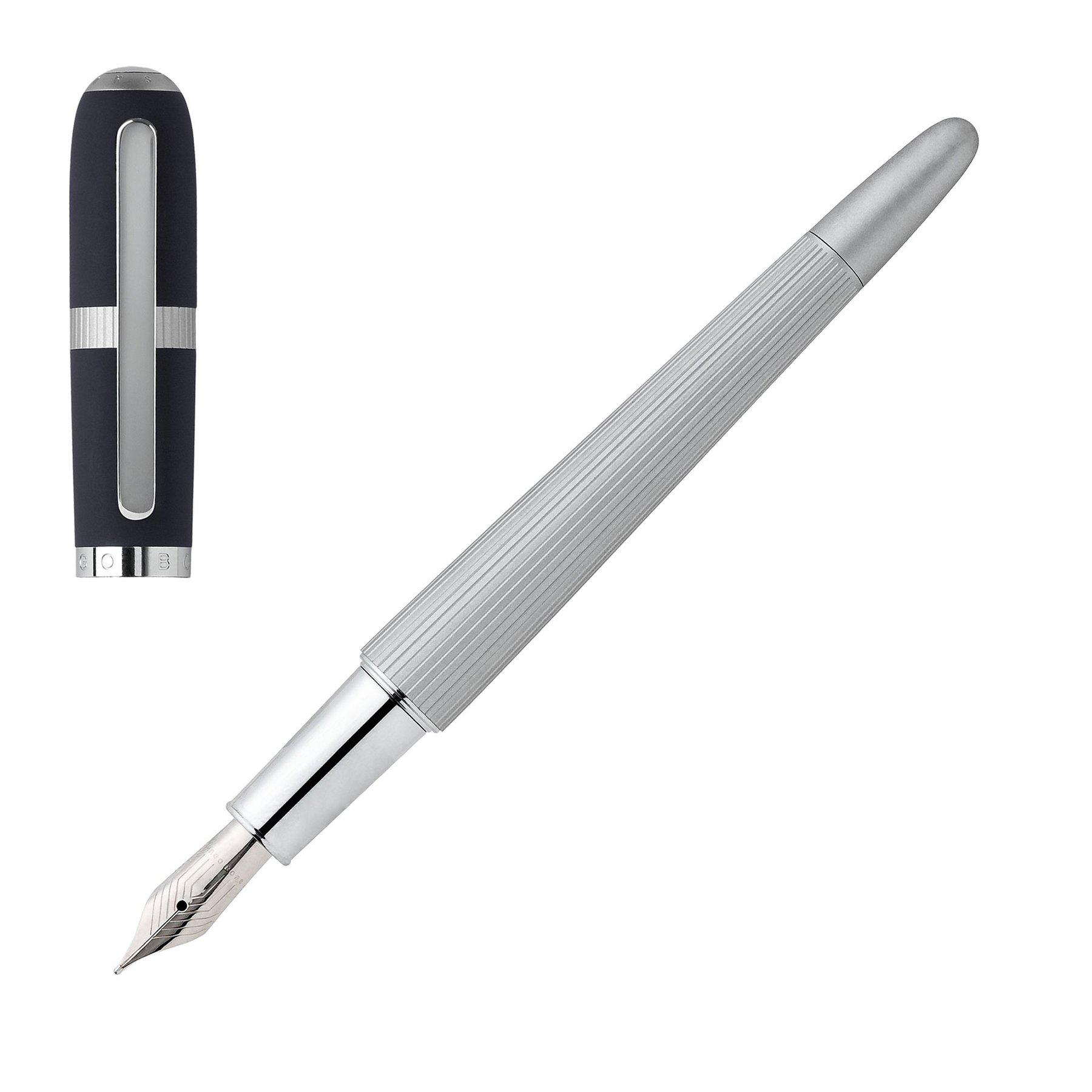 Hugo Boss Писалка Contour, в кутия, тъмносиня