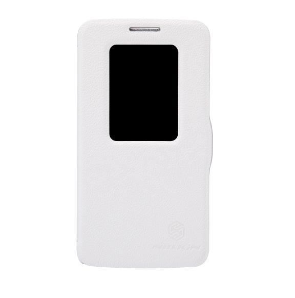 Кожен калъф, тип портфейл с отвор за дисплея за LG G2 mini - Nillkin Fresh Series Flip Case (бял) | JAR Computers Кожен калъф, тип портфейл с отвор за дисплея за LG G2 mini - Nillkin Fresh Series Flip Case (бял)