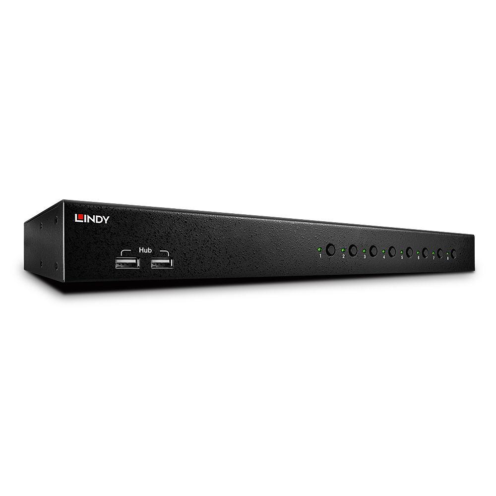 LINDY LNY-39317 :: 8-портов DVI-I Single Link, USB 2.0 & Audio KVM превключвател | JAR Computers LINDY LNY-39317 :: 8-портов DVI-I Single Link, USB 2.0 & Audio KVM превключвател