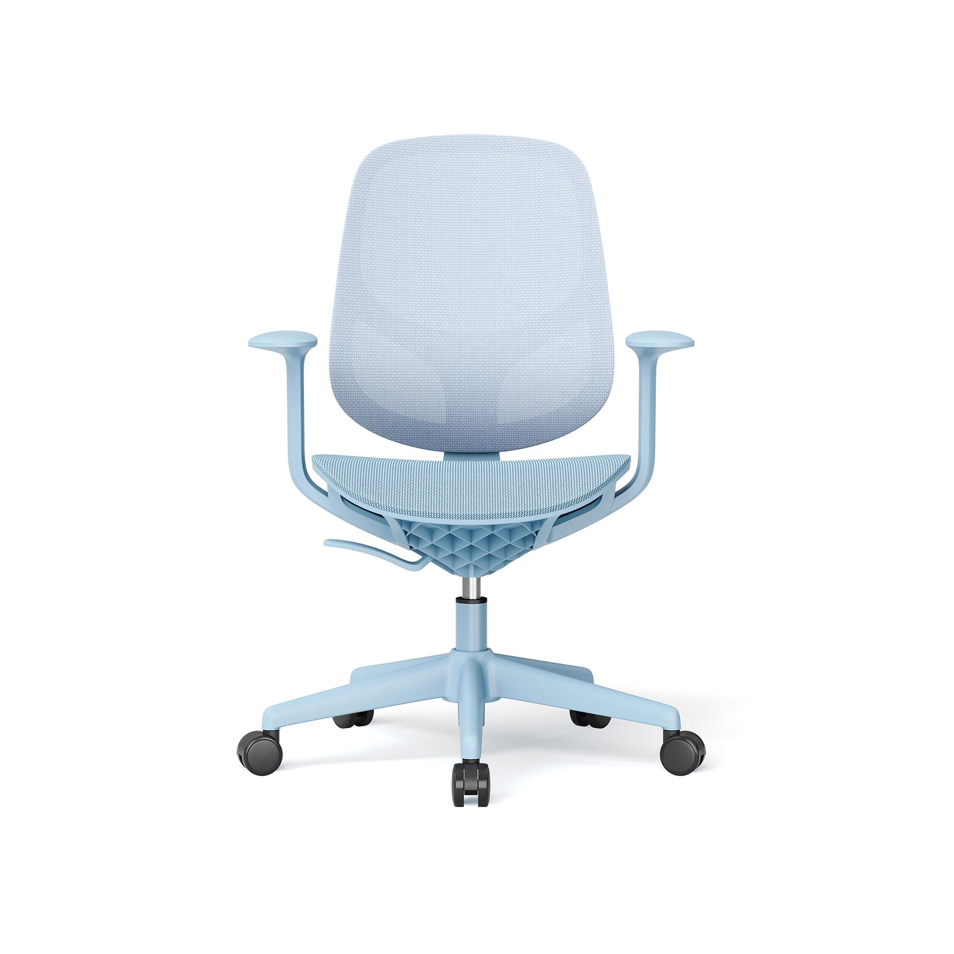 Офис стол RFG Cherry W, меш, до 120 kg, син