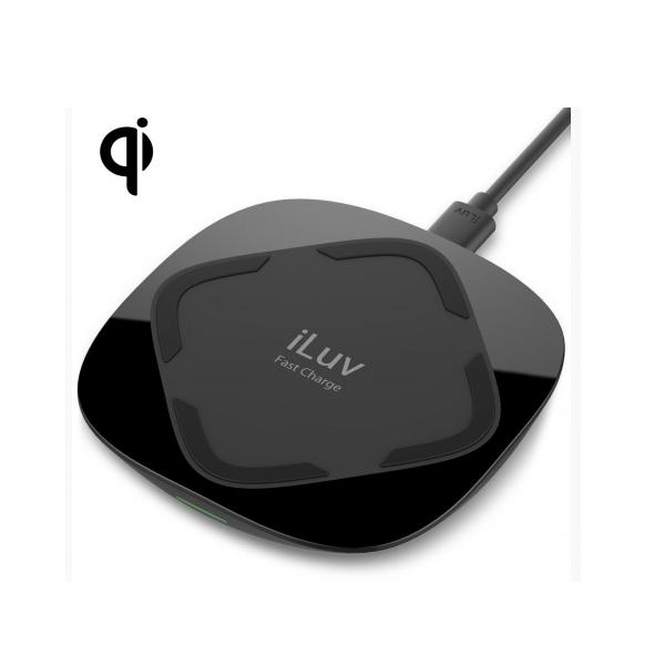 Пад за безжично зареждане на Qi съвместими устройства - iLuv Qi Wireless Charger 5W (черен) | JAR Computers Пад за безжично зареждане на Qi съвместими устройства - iLuv Qi Wireless Charger 5W (черен)