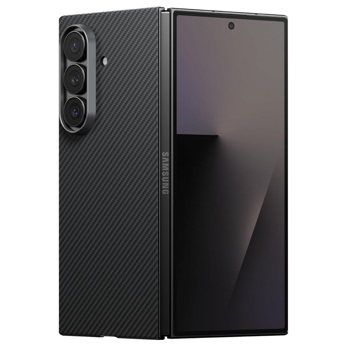 PITAKA Калъф Samsung Z Fold 7, Ultra-Slim MagSafe, black-grey twill - FBFold7 | JAR Computers PITAKA Калъф Samsung Z Fold 7, Ultra-Slim MagSafe, black-grey twill - FBFold7