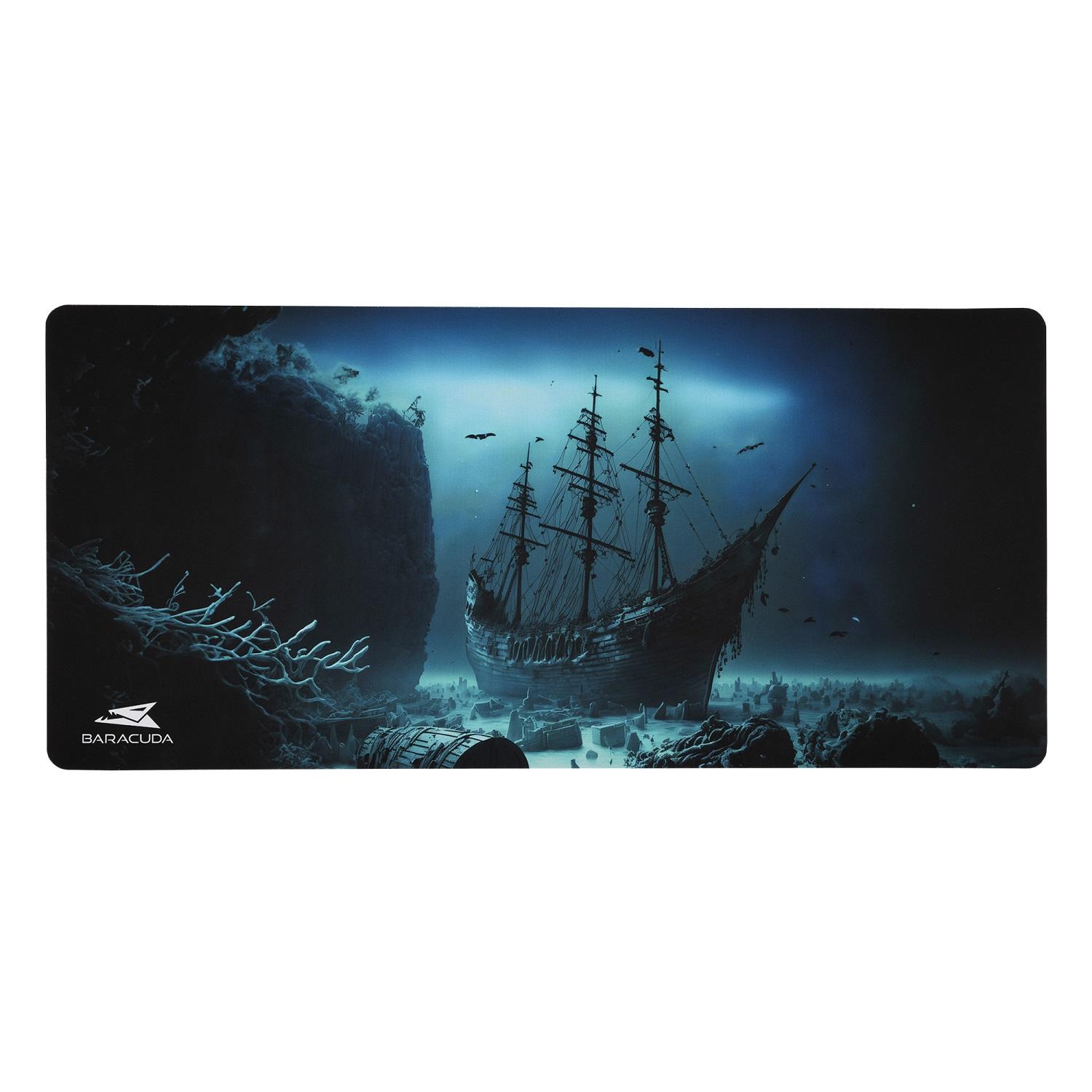 SBOX BGMP-04 :: Подложка за Мишка Baracuda, LEVIATHAN, 750x350мм, многоцветен