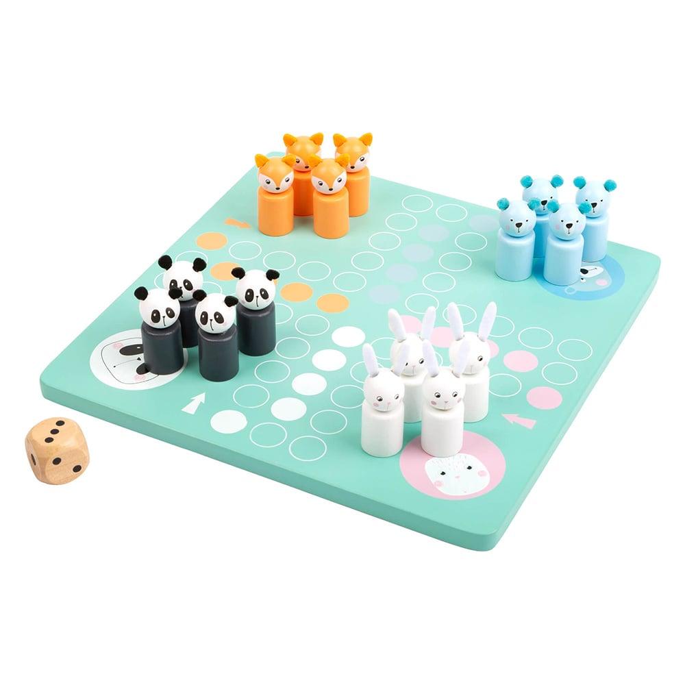 Small Foot Игра Не се сърди, човече, в пастелни цветове | JAR Computers Small Foot Игра Не се сърди, човече, в пастелни цветове