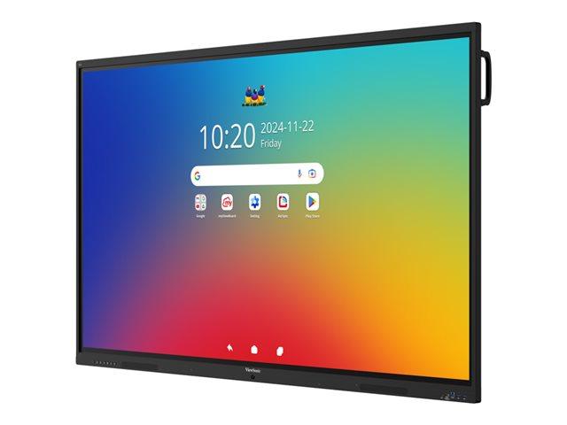 VIEWSONIC 41 series touchscreen 75inch UHD Android 16 EDLA IR 450 nits 2x20W + sub 15W + 8 array mic 3x USB-C 8/128GB 8-core CPU