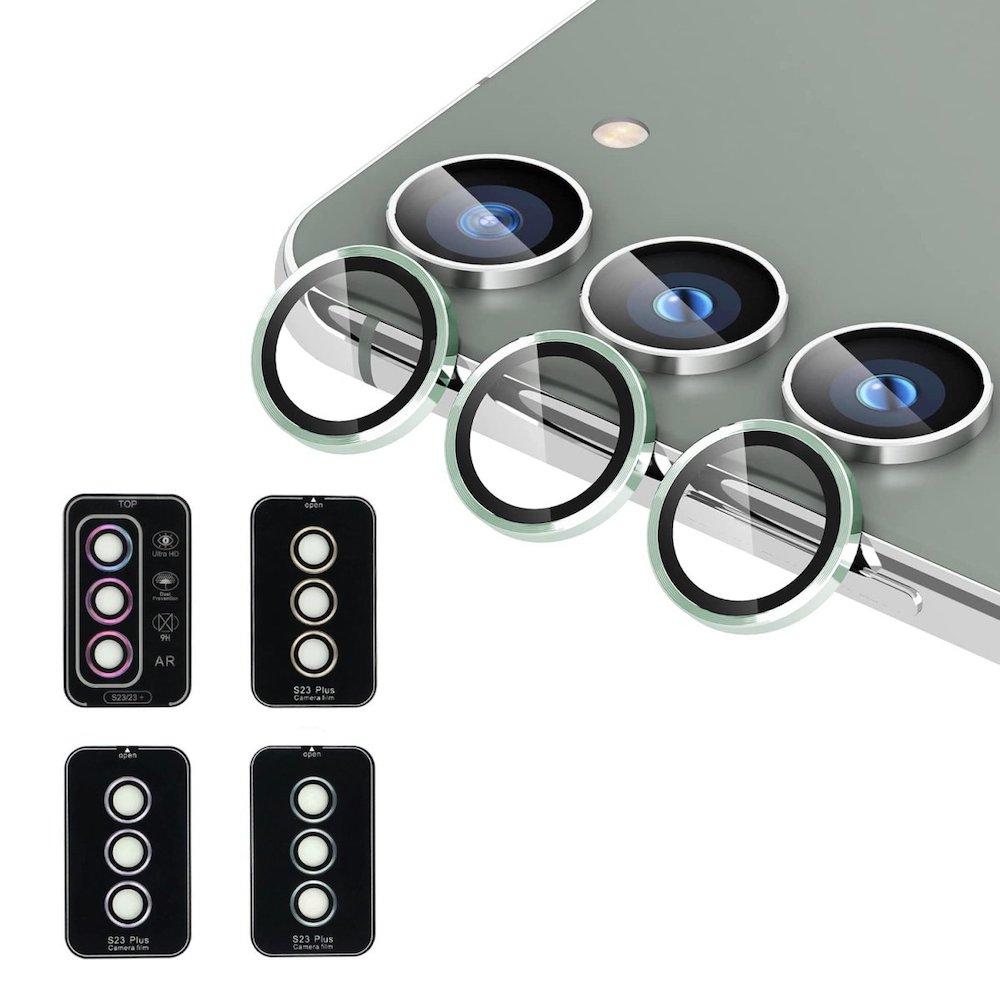 4 комплекта предпазни стъклени лещи за камерата на Samsung Galaxy S23, Galaxy S23 Plus - 4smarts StyleGlass Camera Lens Protector 4 Pack (различни цветове) | JAR Computers 4 комплекта предпазни стъклени лещи за камерата на Samsung Galaxy S23, Galaxy S23 Plus - 4smarts StyleGlass Camera Lens Protector 4 Pack (различни цветове)