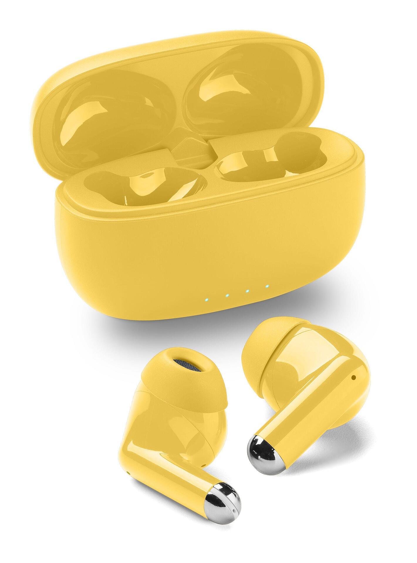 Bluetooth слушалки DRIFT TWS – жълти | JAR Computers Bluetooth слушалки DRIFT TWS – жълти