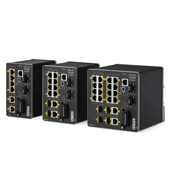 Cisco IE2000 with 4 FE Copper ports and 2 GE Copper ports (Lan Base License)