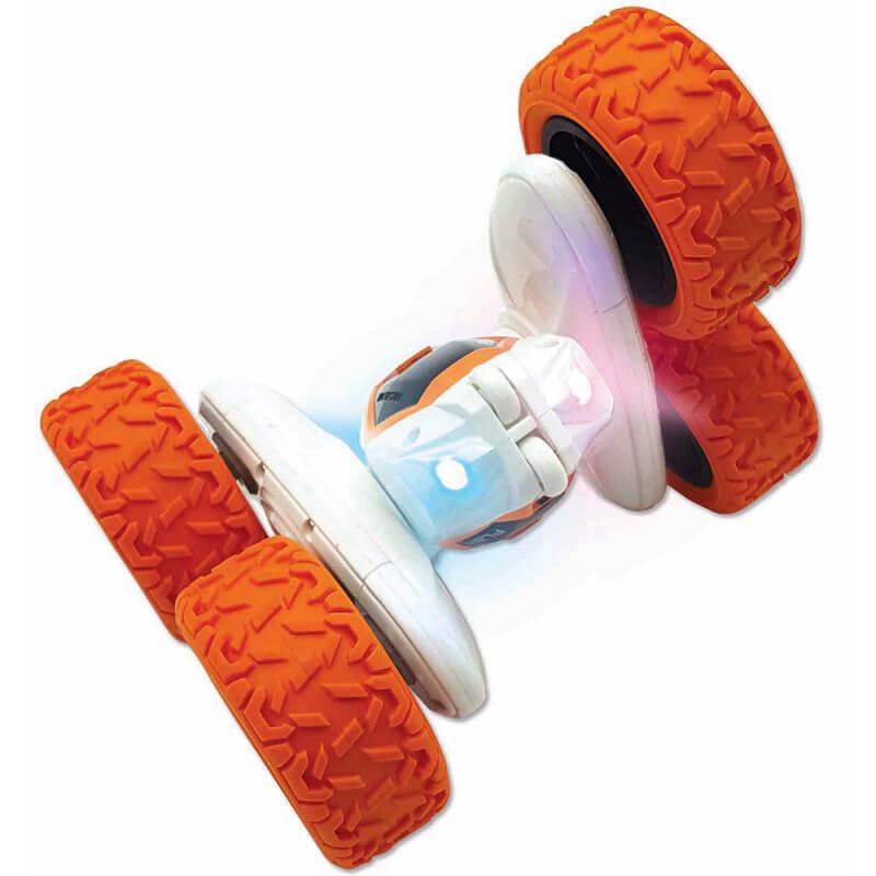 Детска кола с дистанционно управление - Lexibook RC20 Crosslander Rechargeable Radio Controlled Stunt Car (бял-оранжев) | JAR Computers Детска кола с дистанционно управление - Lexibook RC20 Crosslander Rechargeable Radio Controlled Stunt Car (бял-оранжев)