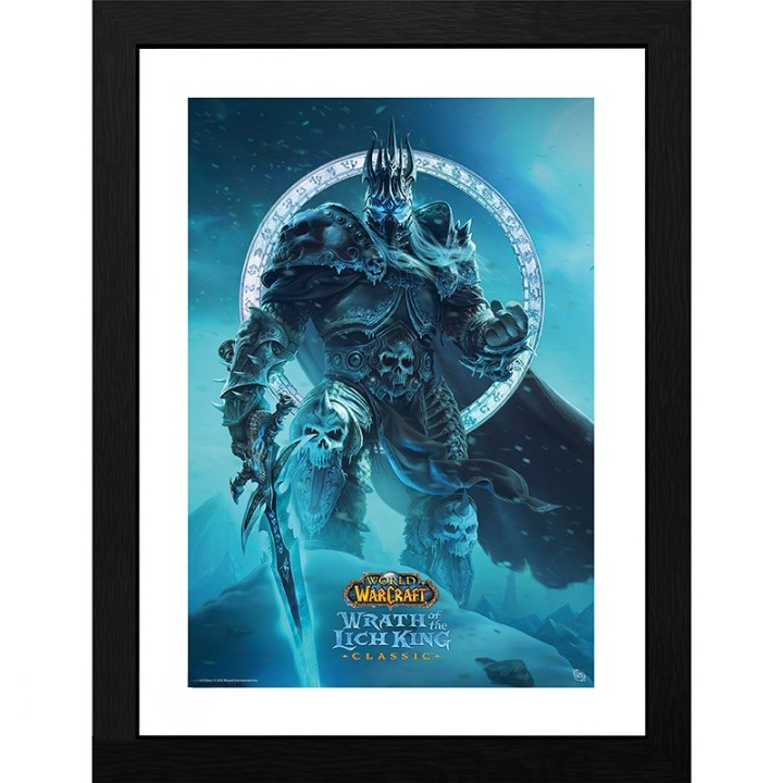 GBEYE WORLD OF WARCRAFT - Framed print &quot;Lich King&quot; (30x40)