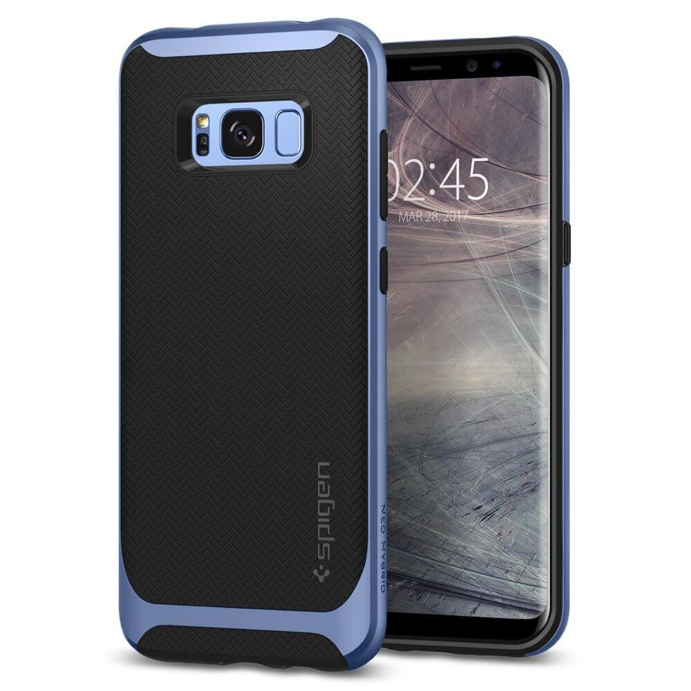 Хибриден кейс с висока степен на защита за Samsung Galaxy S8 - Spigen Neo Hybrid Case (черен-син) | JAR Computers Хибриден кейс с висока степен на защита за Samsung Galaxy S8 - Spigen Neo Hybrid Case (черен-син)