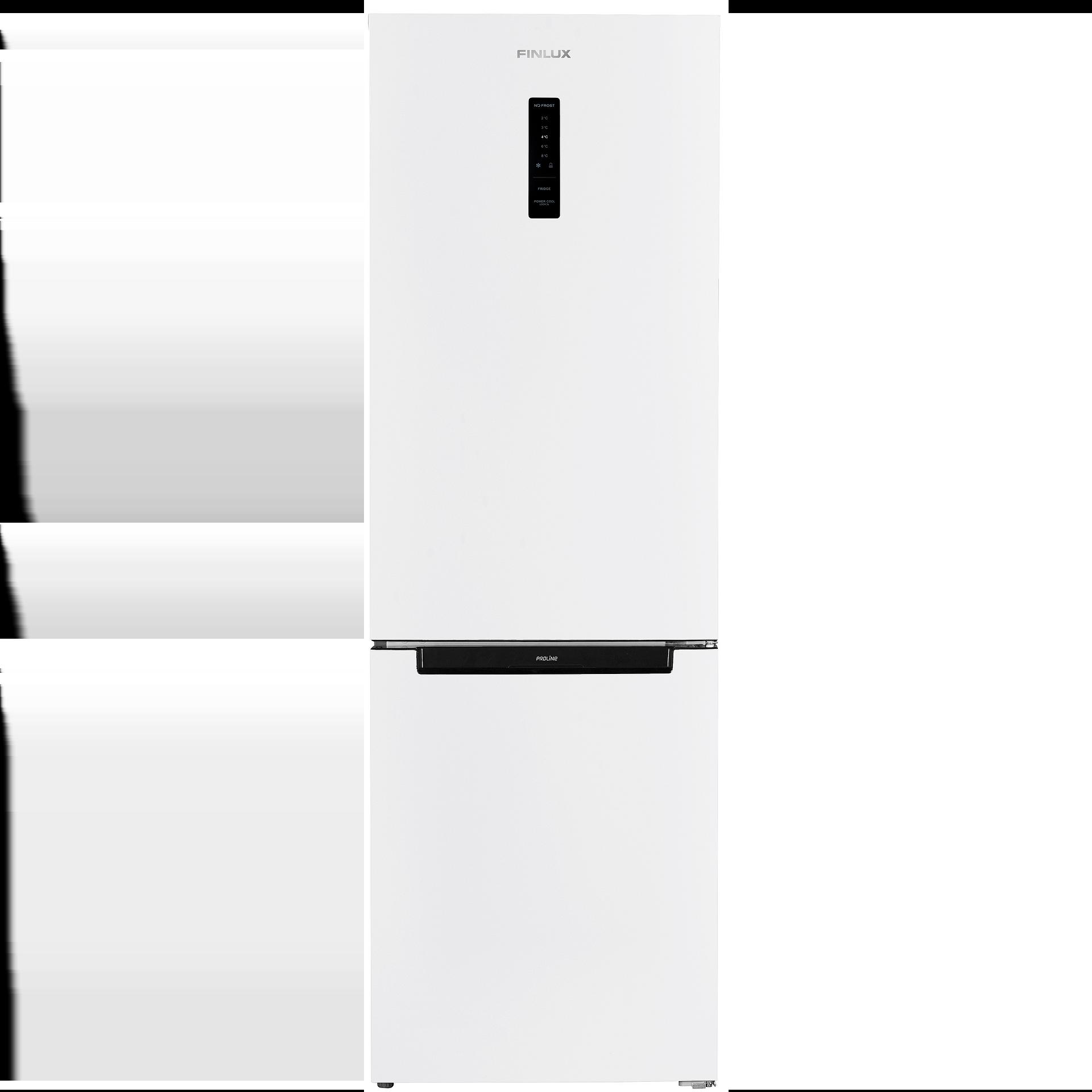 Хладилник с фризер Finlux FBN310DWH , 293 l, E , No Frost , Бял